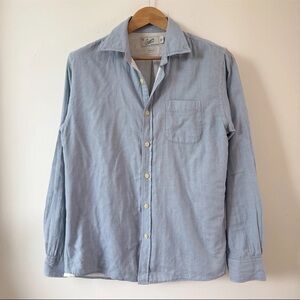 Grayers Clothiers Men’s Size M Light Blue 100% Cotton Button Down Casual Shirt
